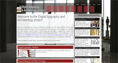 Desktop Screenshot of digitalepigraphy.org